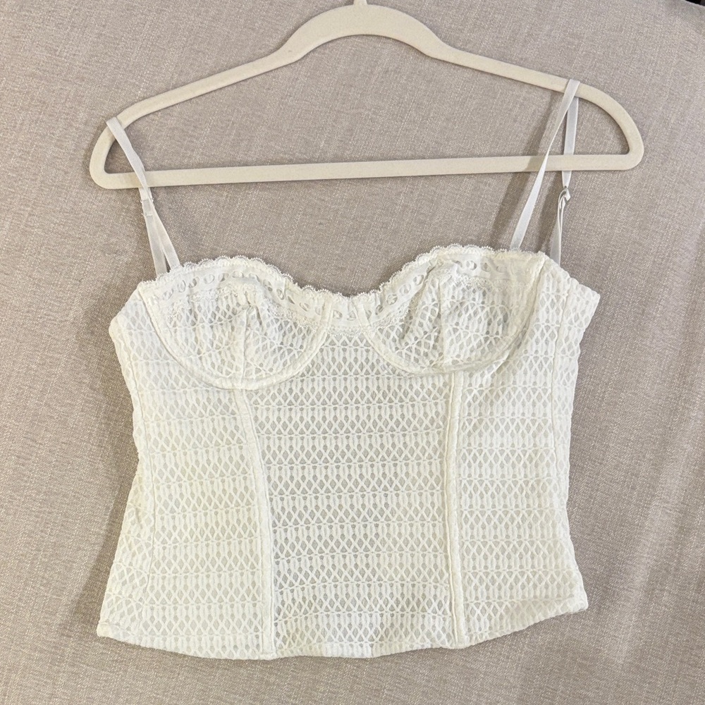 White fox corset